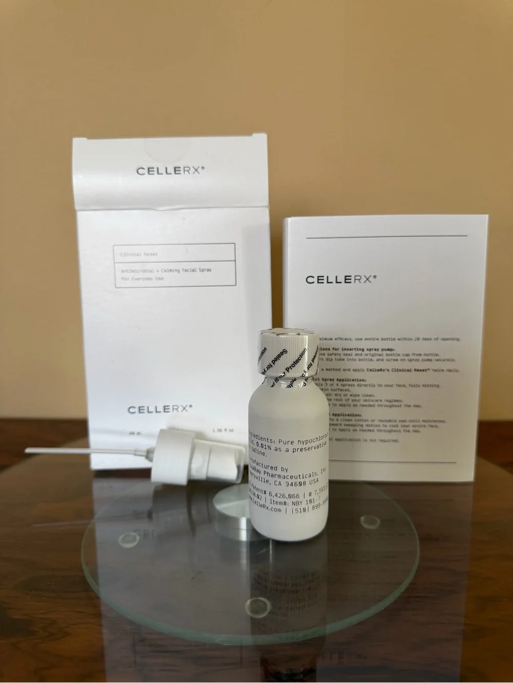CelleRx Clinical Reset Antimicrobial Calming Facial Spray